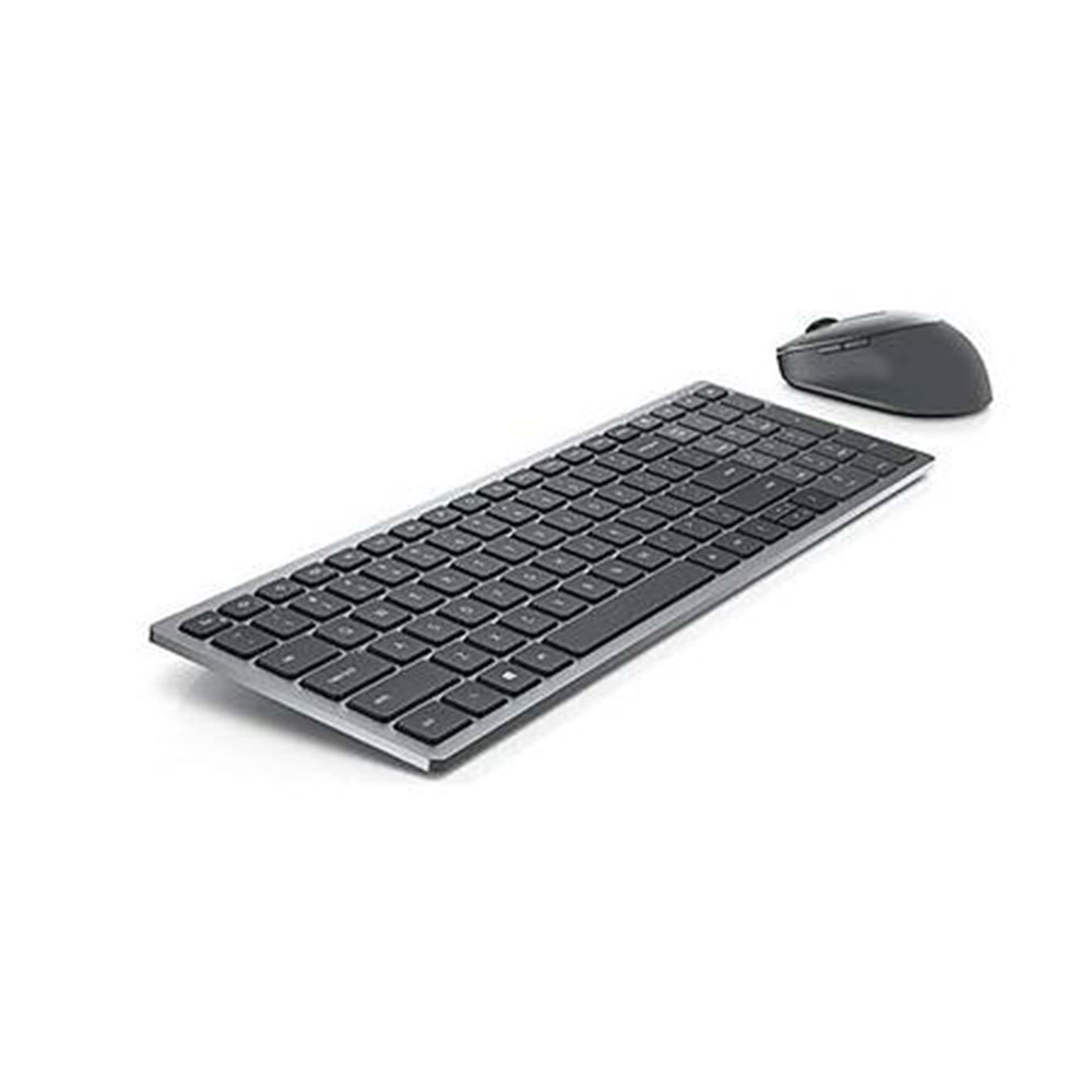 DELL KM7120W Kablosuz + Bluetooth Q Trk Gri/Siyah Klavye - Mouse Set