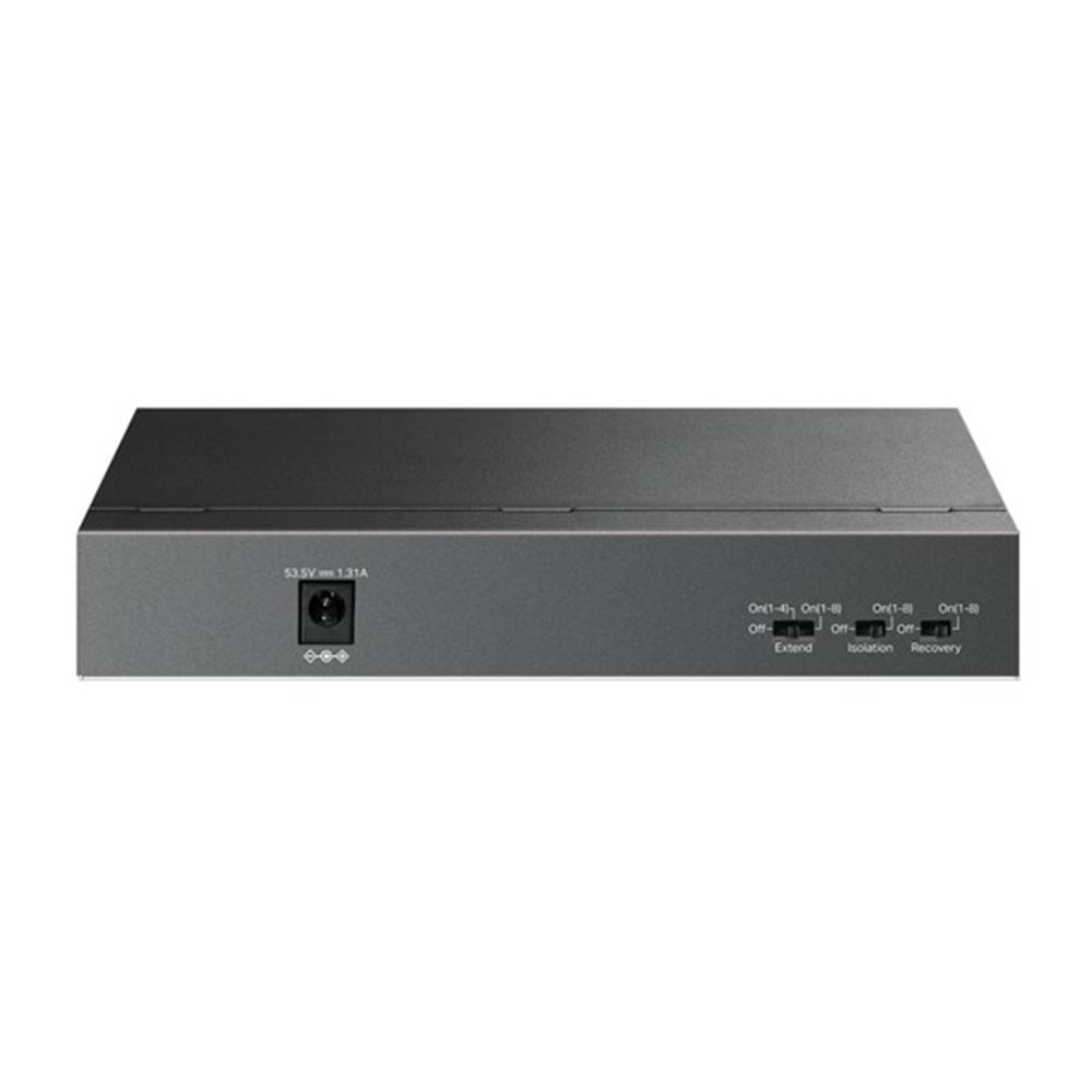 TP-LINK 8port PoE 63w 10/100 Yönetilemez Switch LS109P