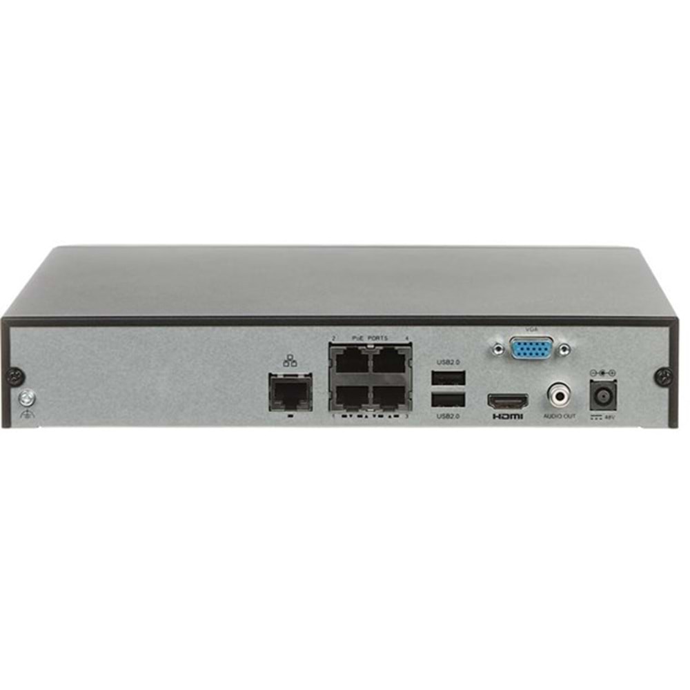 UNV 4kanal 8mp 1-diskli NVR Kayıt Cihazı NVR301-04S3