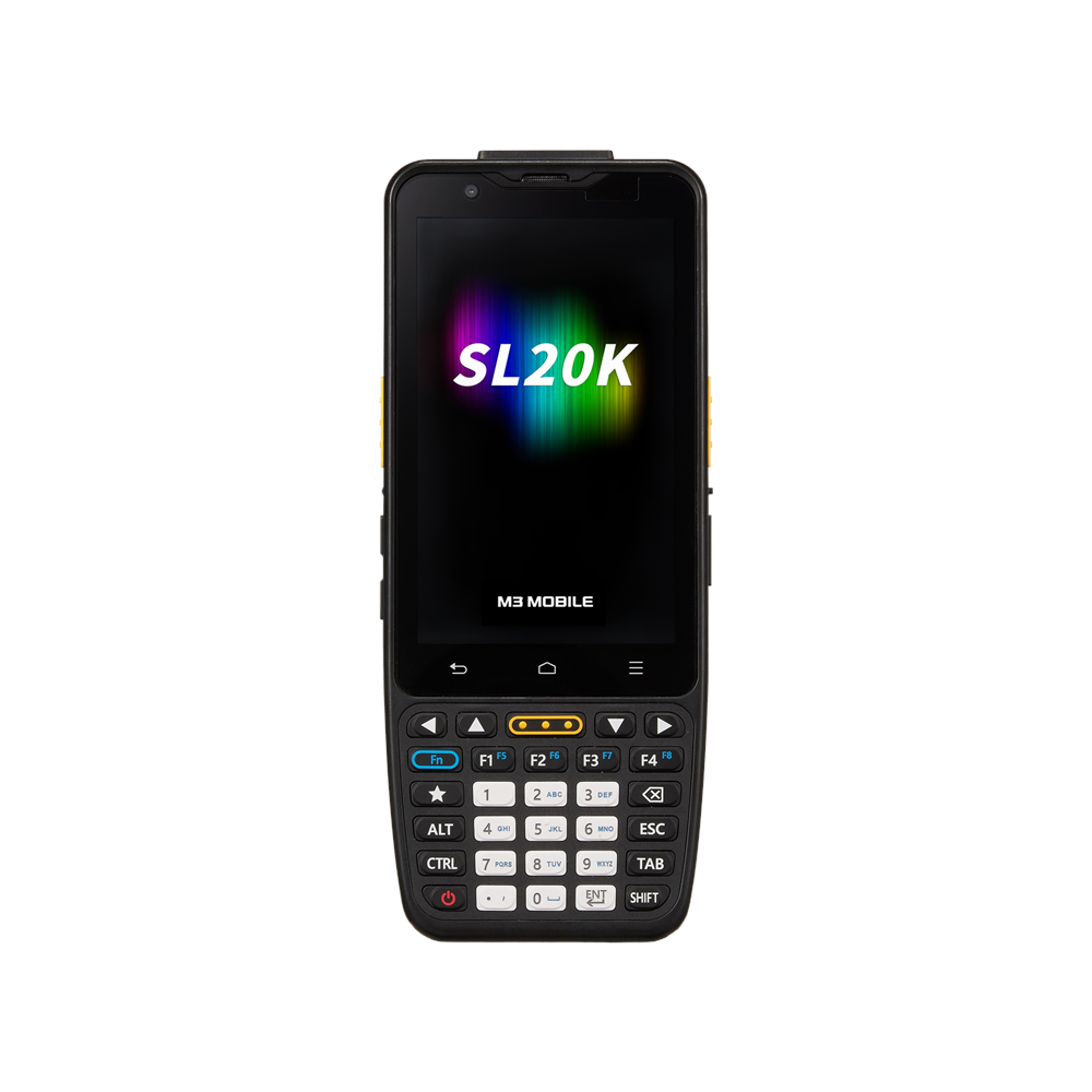 M3 Mobile 4.0 SL20KX/W Wlan Bluetooth (2D) Karekod Android 13 El Terminali 4GB RAM/64GB