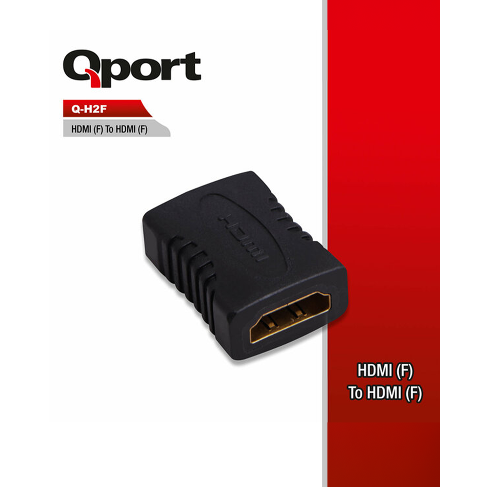 QPORT Q-H2F HDMI-HDMI Adaptör