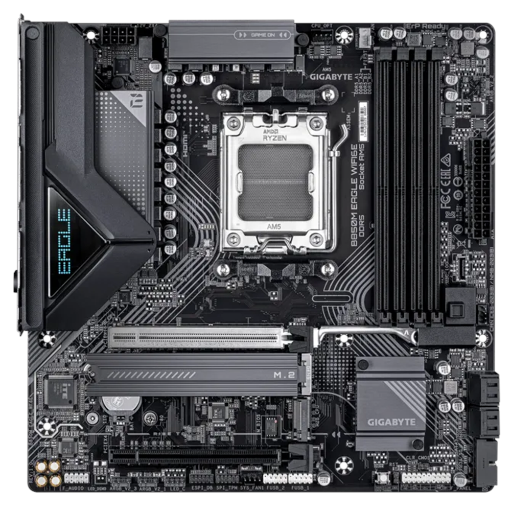 GIGABYTE B850M EAGLE WIFI6E DDR5 HDMI-DP TYPEC PCIE 5.0 AM5 mATX