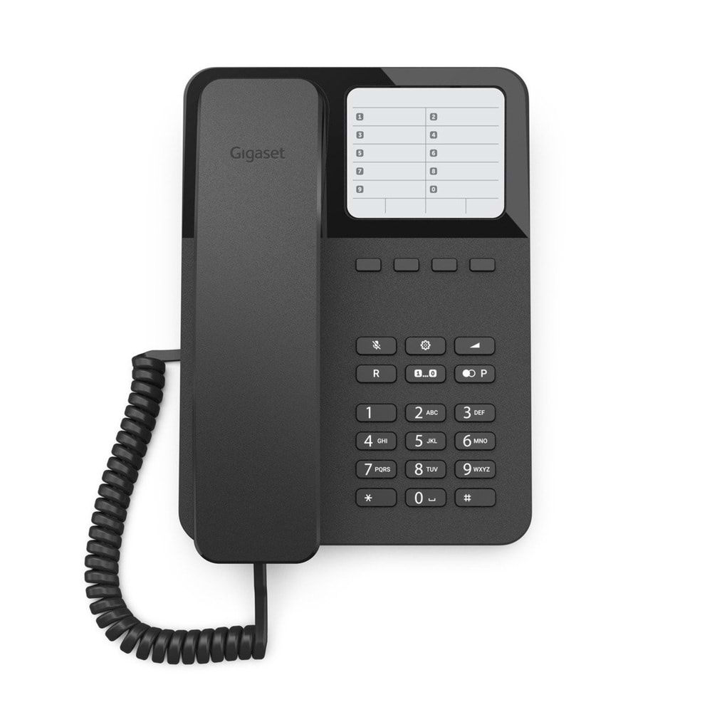 GIGASET DESK 400 Masaüstü Telefon Siyah