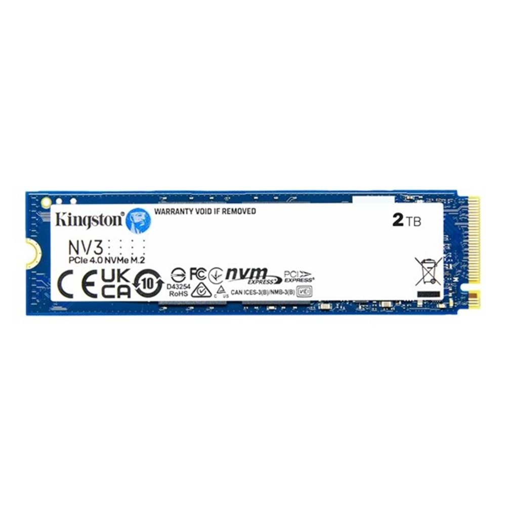 KINGSTON 2TB NV3 SNV3S/2000G 6000- 5000MB/s M2 NVME GEN4 Disk