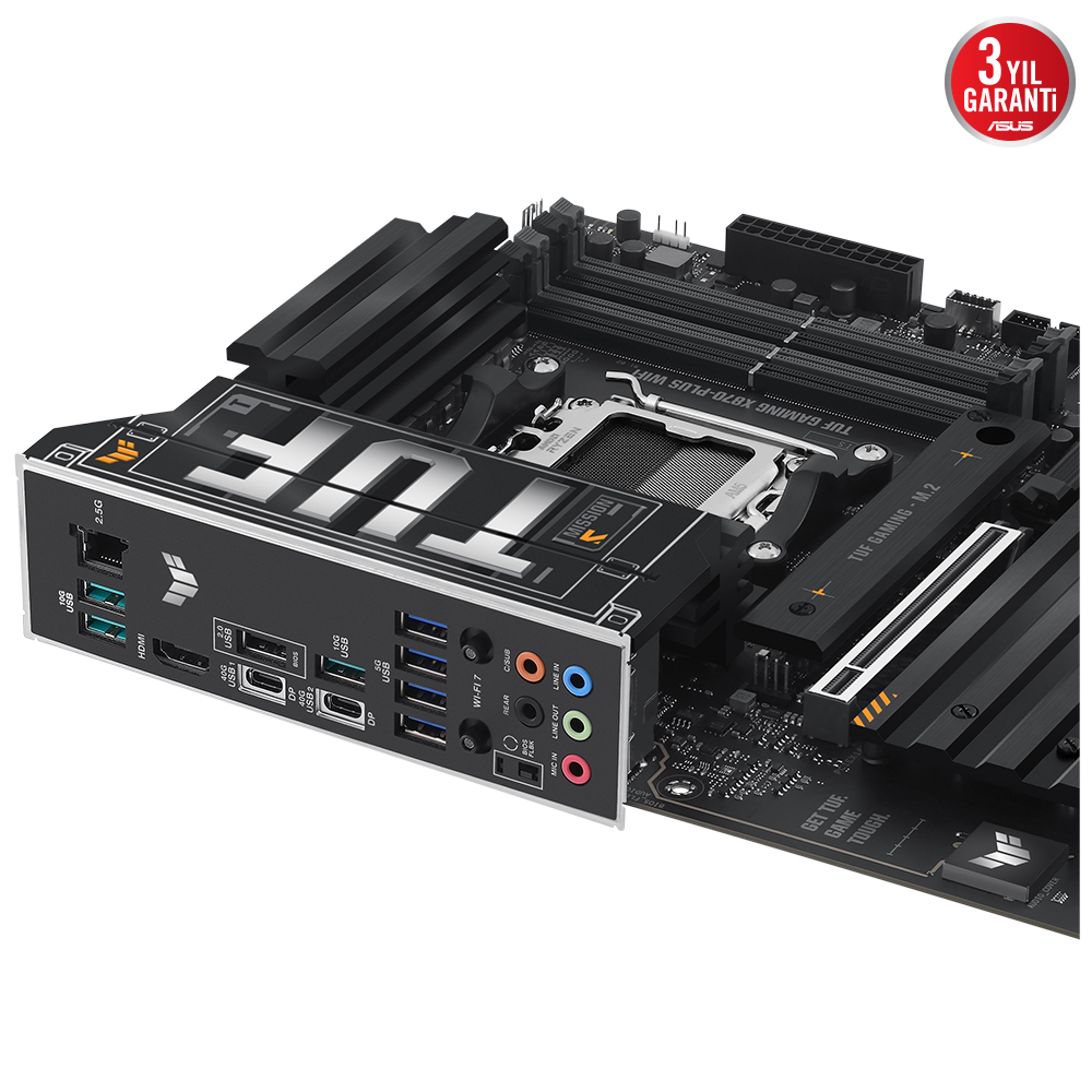 ASUS TUF GAMING X870-PLUS WIFI-7 DDR5 HDMI DP PCIE 5.0 AM5 ATX