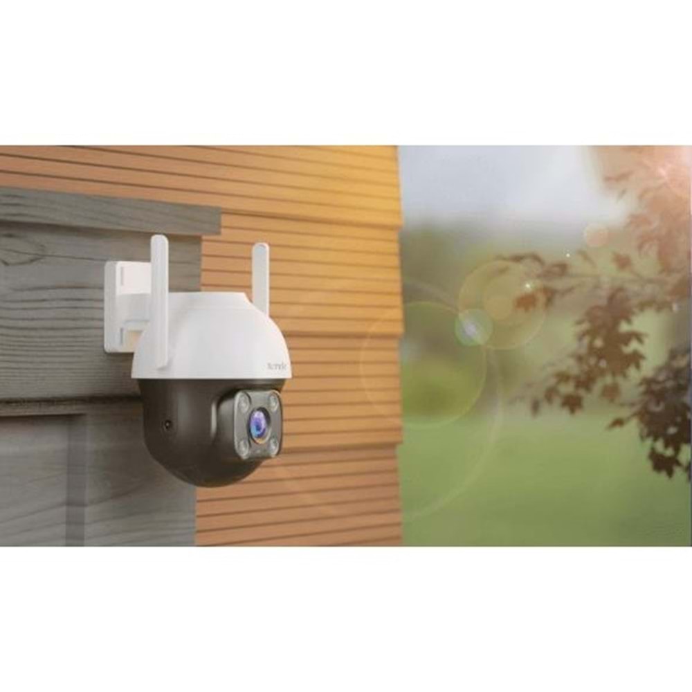 TENDA 4MP 4mm Wıfı Kablosuz IP Kamera Sesli CH7