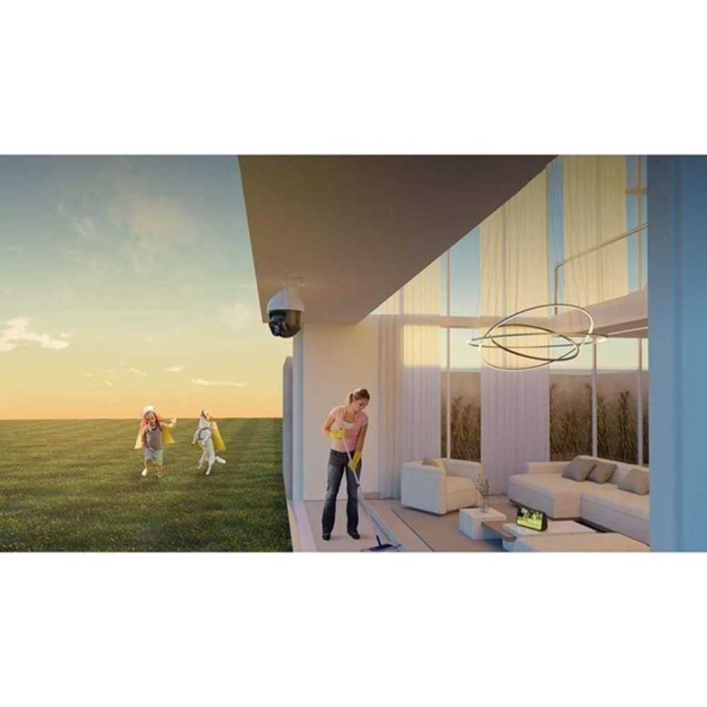 TENDA 4MP 4mm Wıfı Kablosuz IP Kamera Sesli CH7