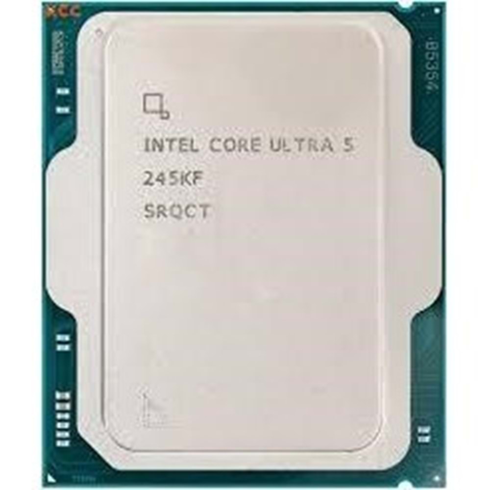 INTEL ULTRA 5 245KF 26MB 14çekirdekli VGA YOK 1851p 125w Kutusuz+Fansız