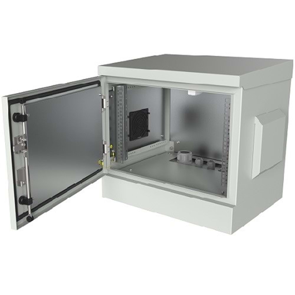 AGER 9U 600x450mm IP66 Dış Ortam Duvar Tipi Kabinet AG-OB09U6045B2-D-A-M1 Basic