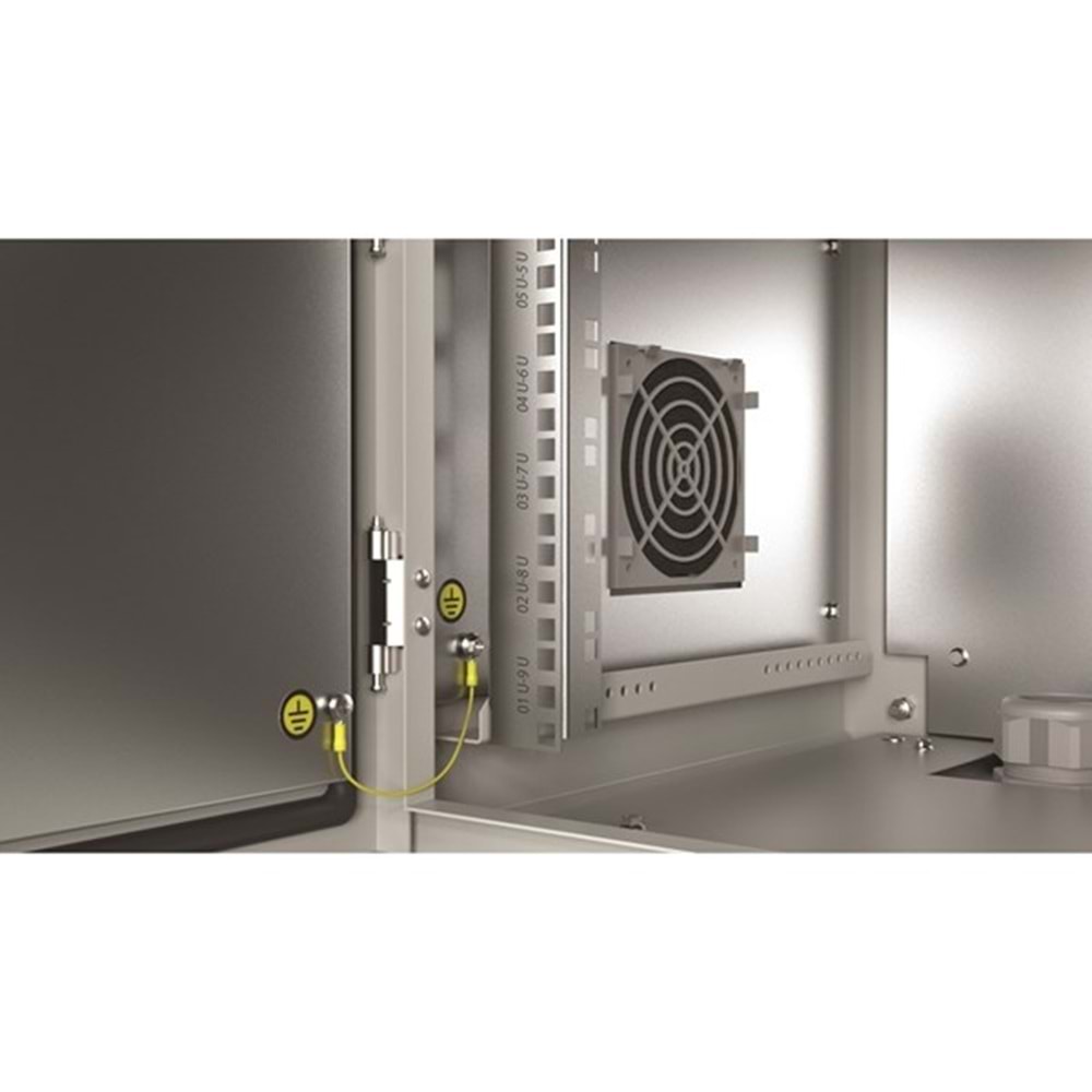 AGER 7U 600x450mm IP66 Dış Ortam Duvar Tipi Kabinet AG-OB07U6045B2-D-A-M1 Basic