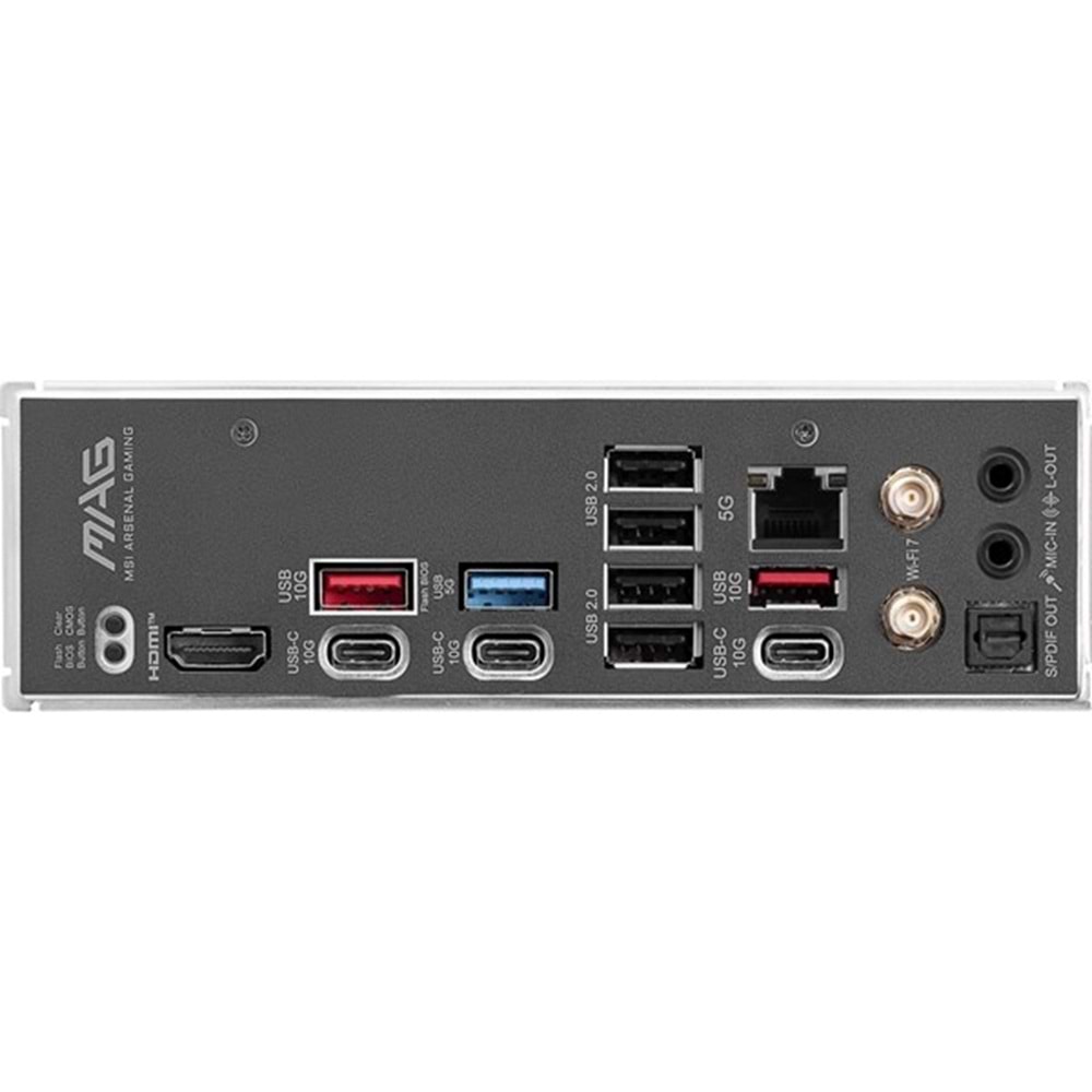 MSI MAG B850 TOMAHAWK MAX WIFI7 DDR5 HDMI-USBC DP PCIE 5.0 AM5 ATX