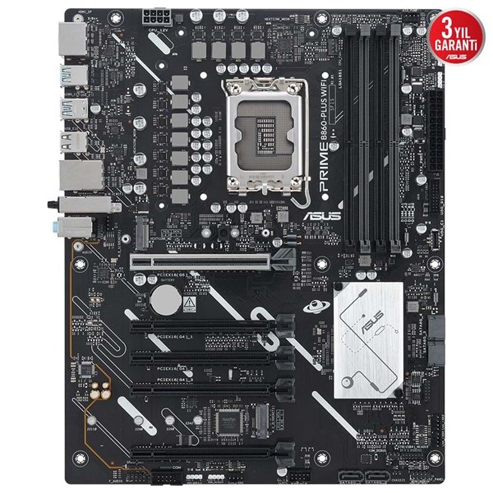 ASUS PRIME B860-PLUS WIFI6E DDR5 HDMI DP PCIE 5.0 1851p ATX