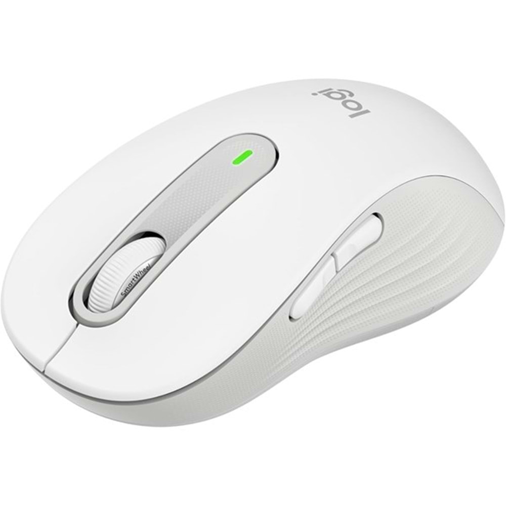LOGITECH M650 Kablosuz + Bluetooth Beyaz Mouse (910-006238)