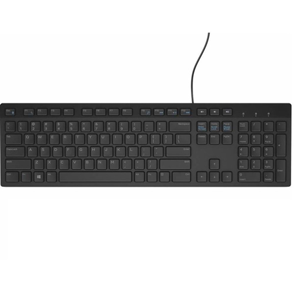DELL KB216 Kablolu USB F Trk Siyah Klavye
