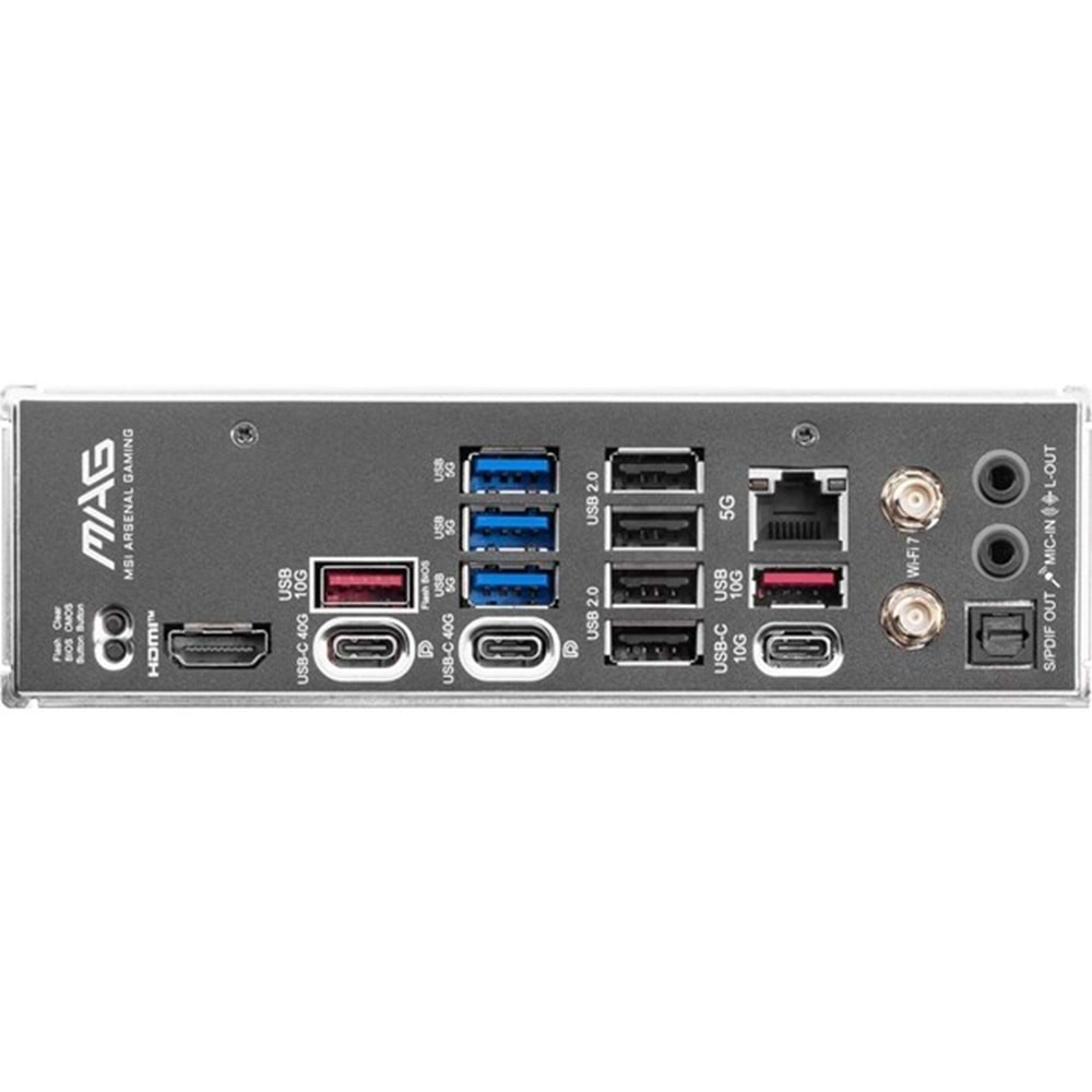 MSI MAG X870E TOMAHAWK DDR5 HDMI DP PCIe 16X v5.0 AM5 ATX