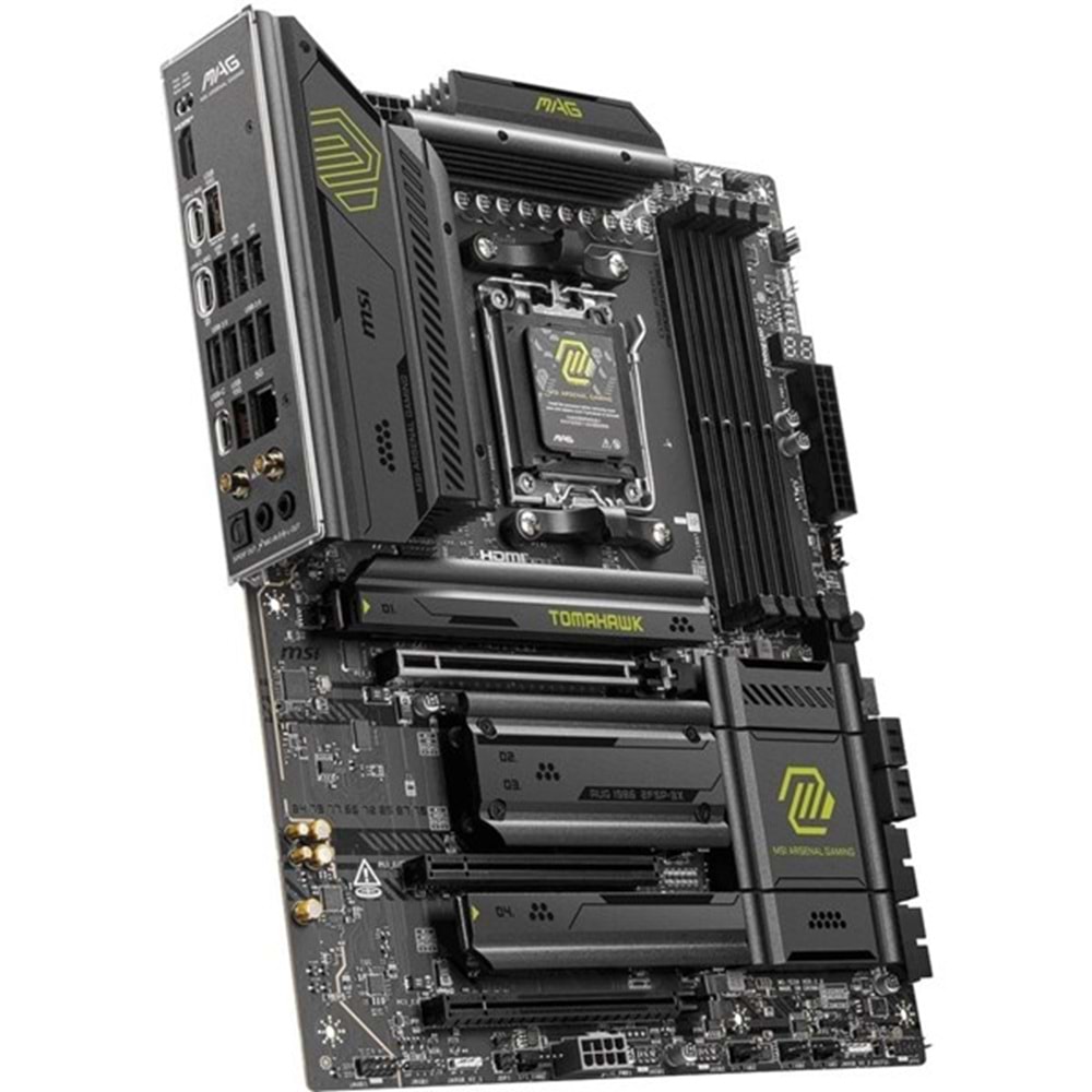 MSI MAG X870E TOMAHAWK DDR5 HDMI DP PCIe 16X v5.0 AM5 ATX