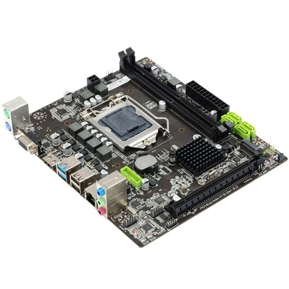 SecLife H310CDA1 B250 (6.7.8.9. nesil desteği) DDR4 HDMI PCIe 16X v2.0 1151p mATX