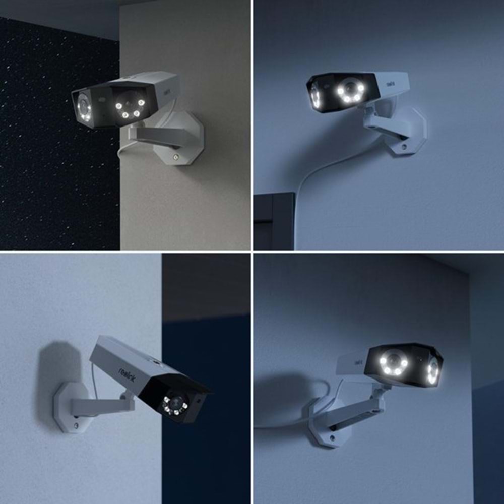 REOLINK 8MP Panoramik 3.2mm 180° Çift Lensli Wıfı Kablosuz IP Kamera Duo 2