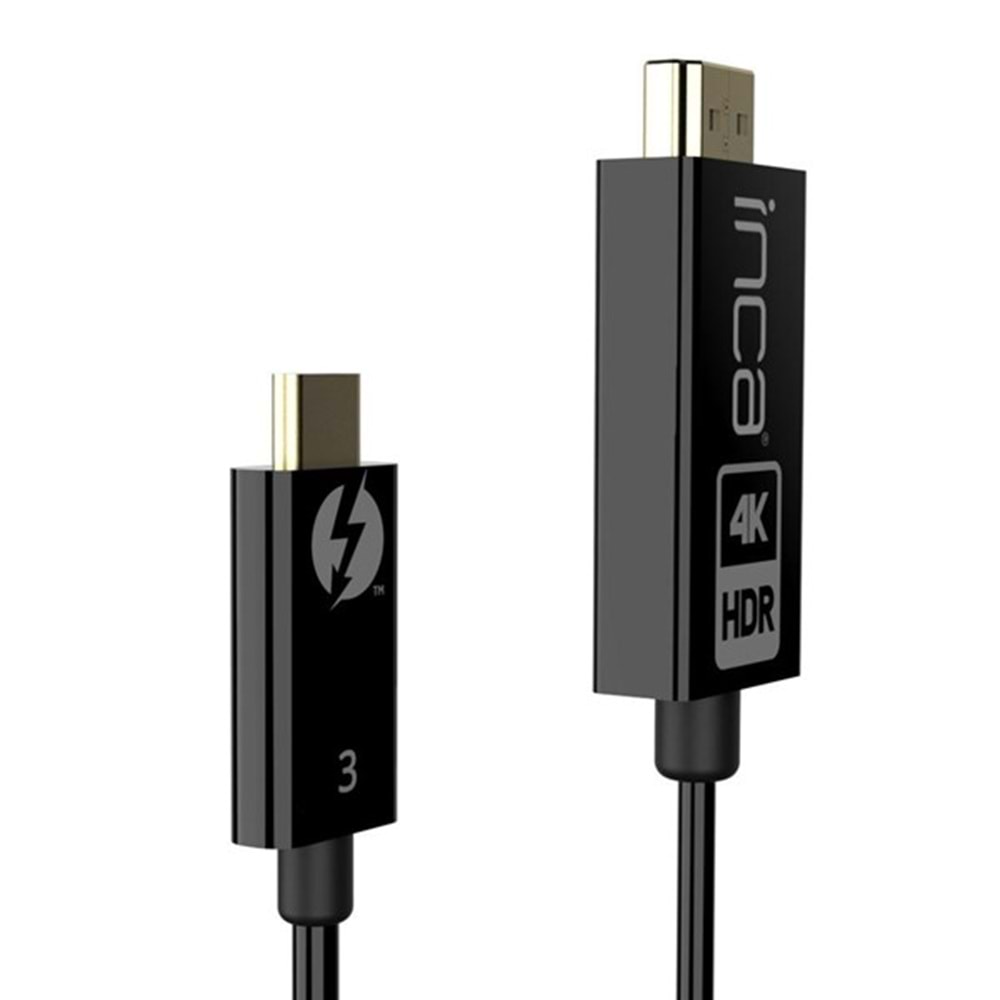 INCA 1.8metre ITCH-30 TYPE-C-HDMI Görüntü Kablosu 4K 60Hz