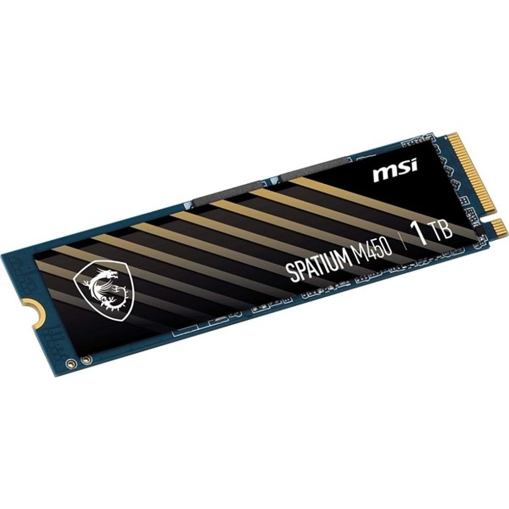 MSI 1TB SPATIUM M450 3400- 2400MB/s M2 NVME GEN4 Disk
