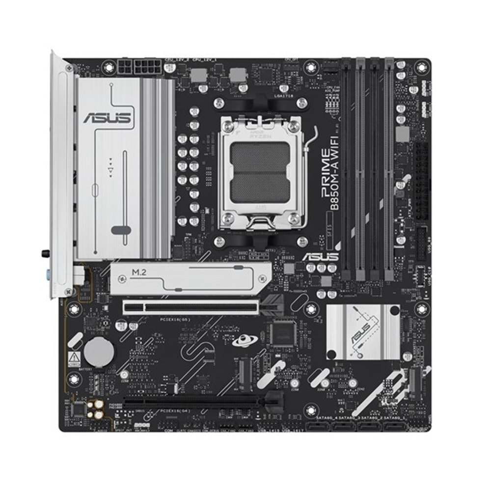 ASUS PRIME B850M-A WIFI6E DDR5 HDMI DP PCIE 5.0 AM5 mATX