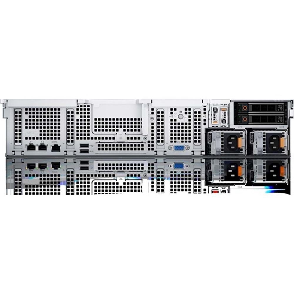DELL 2XGOLD 5416S R760XS PER760XS5SPL-32GB DDR5 RDIMM- 2X480GB SSD-2x1100w Titanium 2U Rack Sunucu