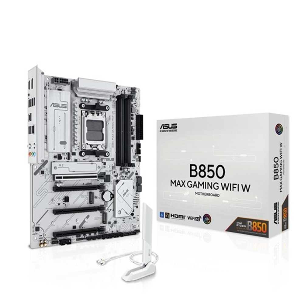 ASUS B850 MAX GAMING WIFI6E DDR5 HDMI DP PCIE 5.0 AM5 ATX