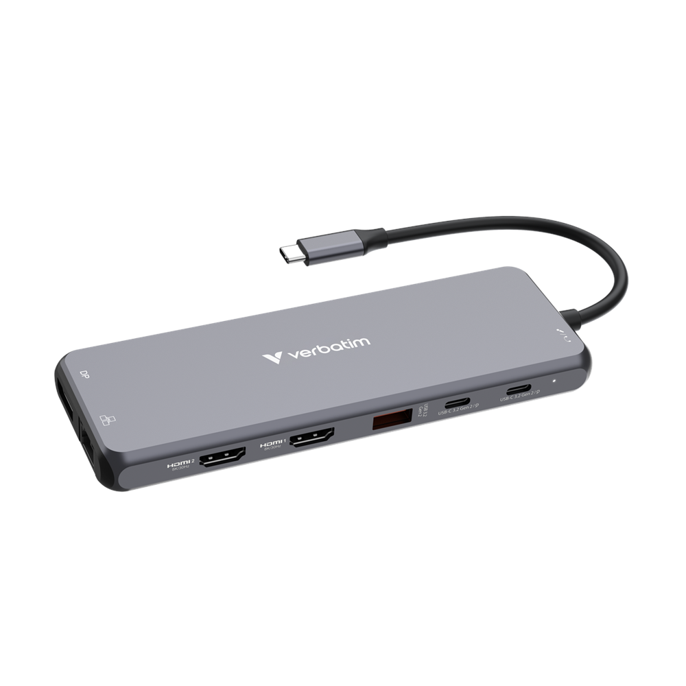 VERBATIM CMH-05 USB-C Pro 5 Port Çok Bağlantı Noktalı Dock