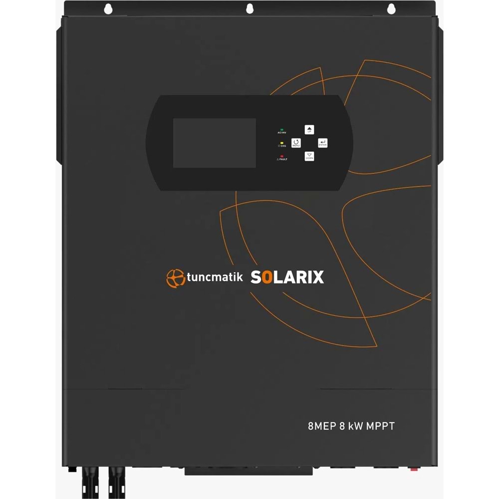 TUNÇMATİK 8kW SOLARIX TSK16104 48V 150A WIFI-Akıllı OFF-GRID İnvertör Paralel Kit