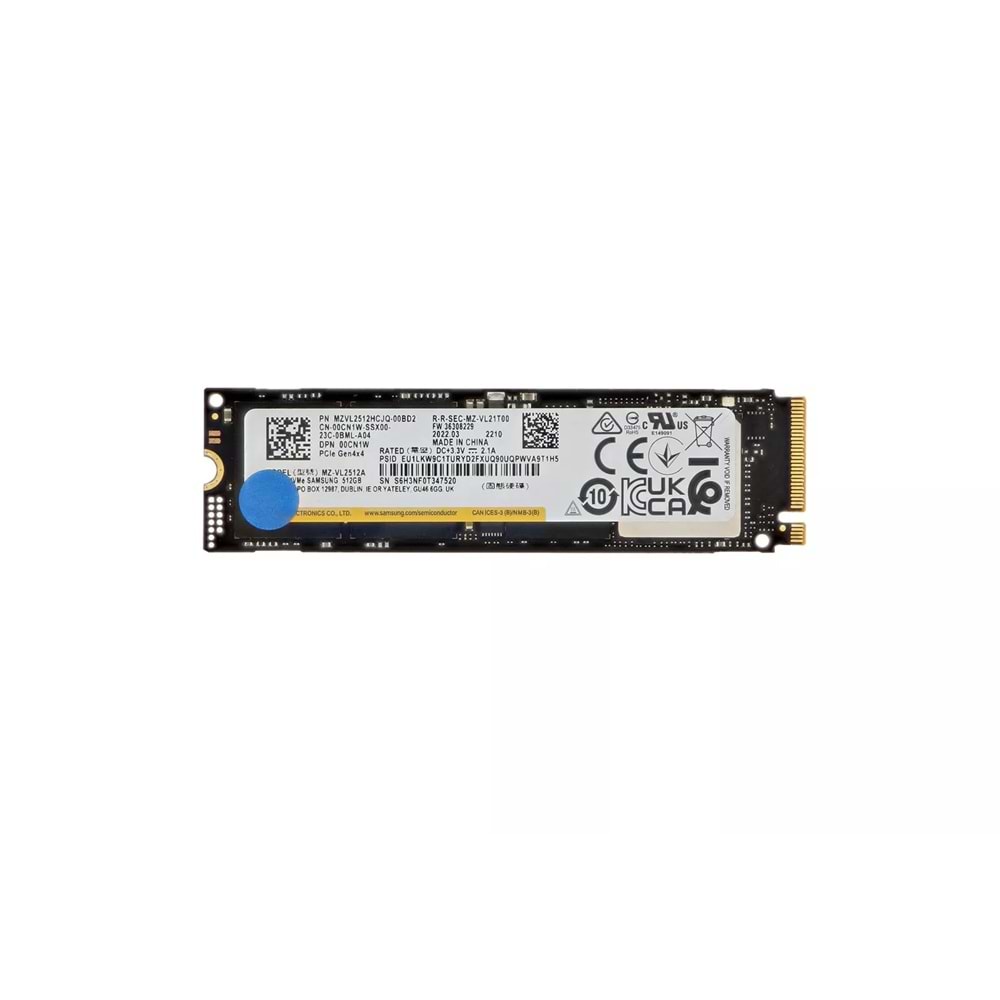 SAMSUNG 512GB MZ-VL2512A 6900-5000MB/s M2 NVME GE NDisk