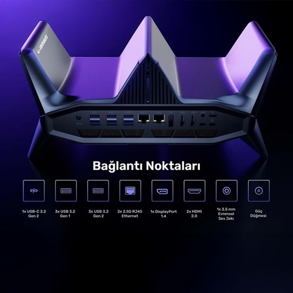 RAXIUS MP M2A İ9 3070-129H001 CORE i9 12900H 16GB RAM 512GB SSD RTX 3070 FDOS MINI PC