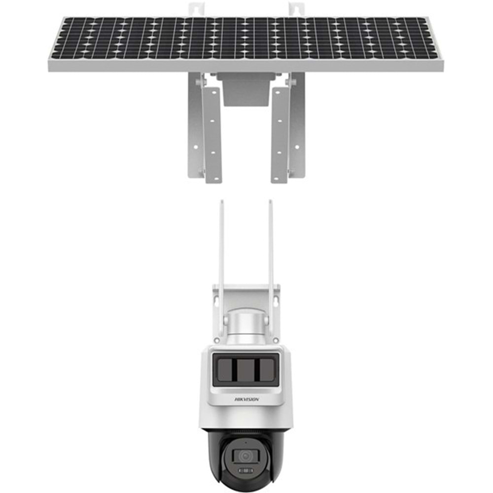 HIKVISION 4MP PT Speed Dome 2.8mm Pan-Tilt Solar IP Kamera (4G Sim Kart Destekli) DS-2DE2C400IWG-K/4G/C09S20