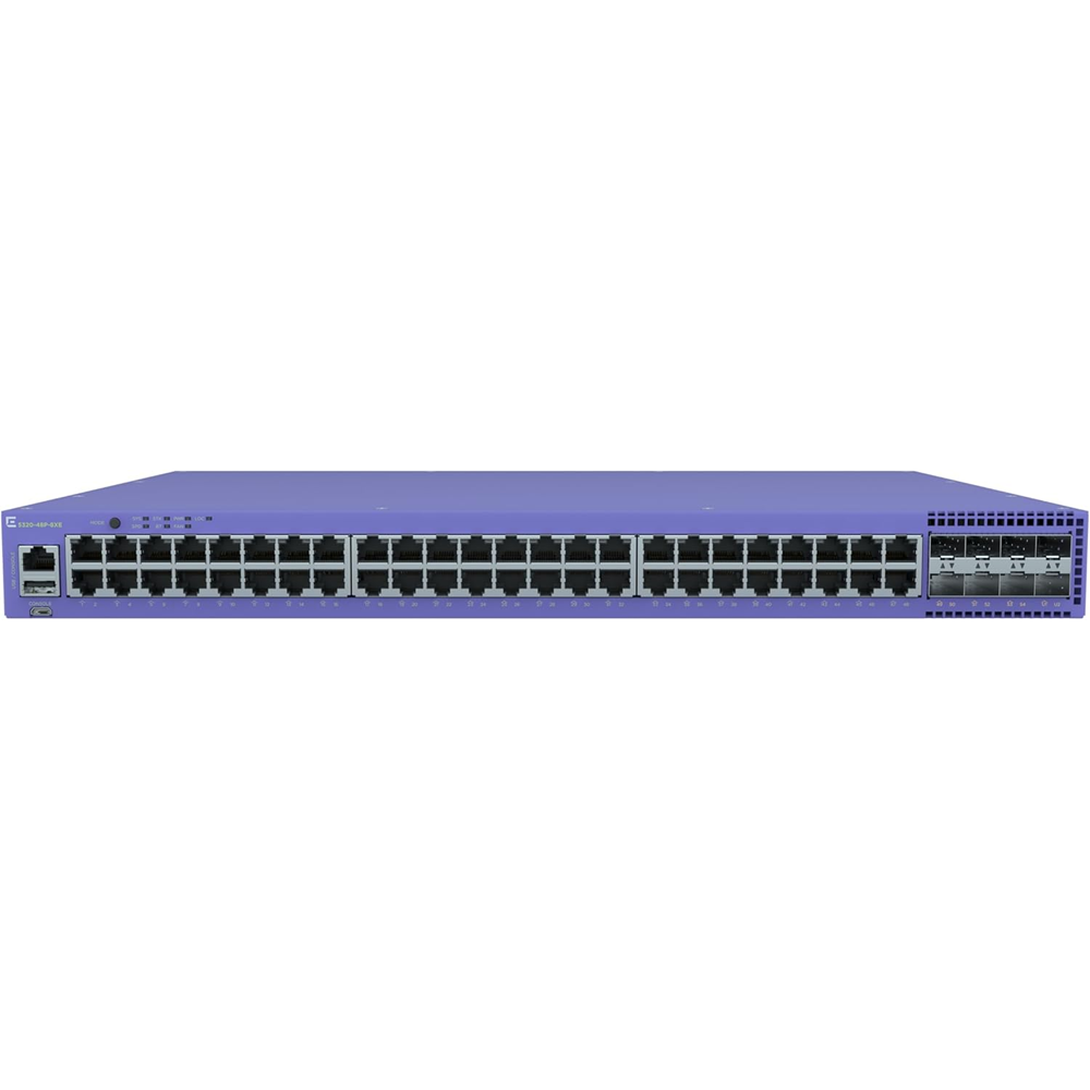 EXTREME NETWORK 48port PoE 740W 8-10GbE SFP+ Gigabit Yönetilebilir Switch 5320-48P-8XE