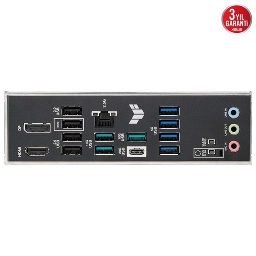 ASUS TUF GAMING B850M-PLUS II DDR5 HDMI DP PCIE 5.0 AM5 ATX