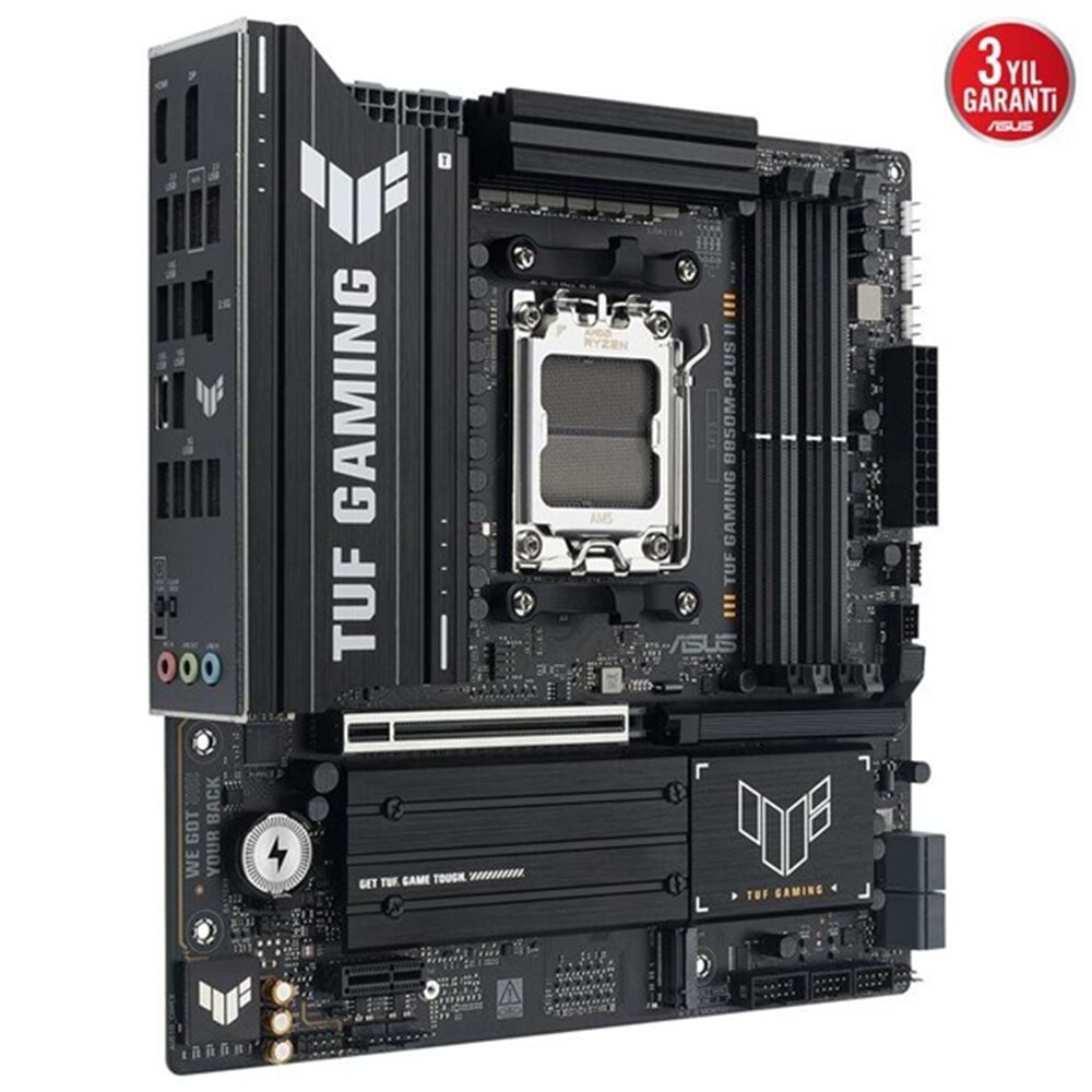 ASUS TUF GAMING B850M-PLUS II DDR5 HDMI DP PCIE 5.0 AM5 ATX