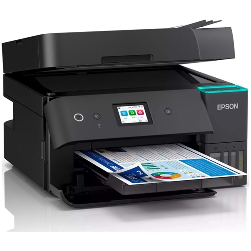 EPSON A4 Renkli EcoTank L6390 Çok Fonksiyonlu Tanklı Dublex Yazıcı Fax USB 2.0,Ethernet,Kablosuz
