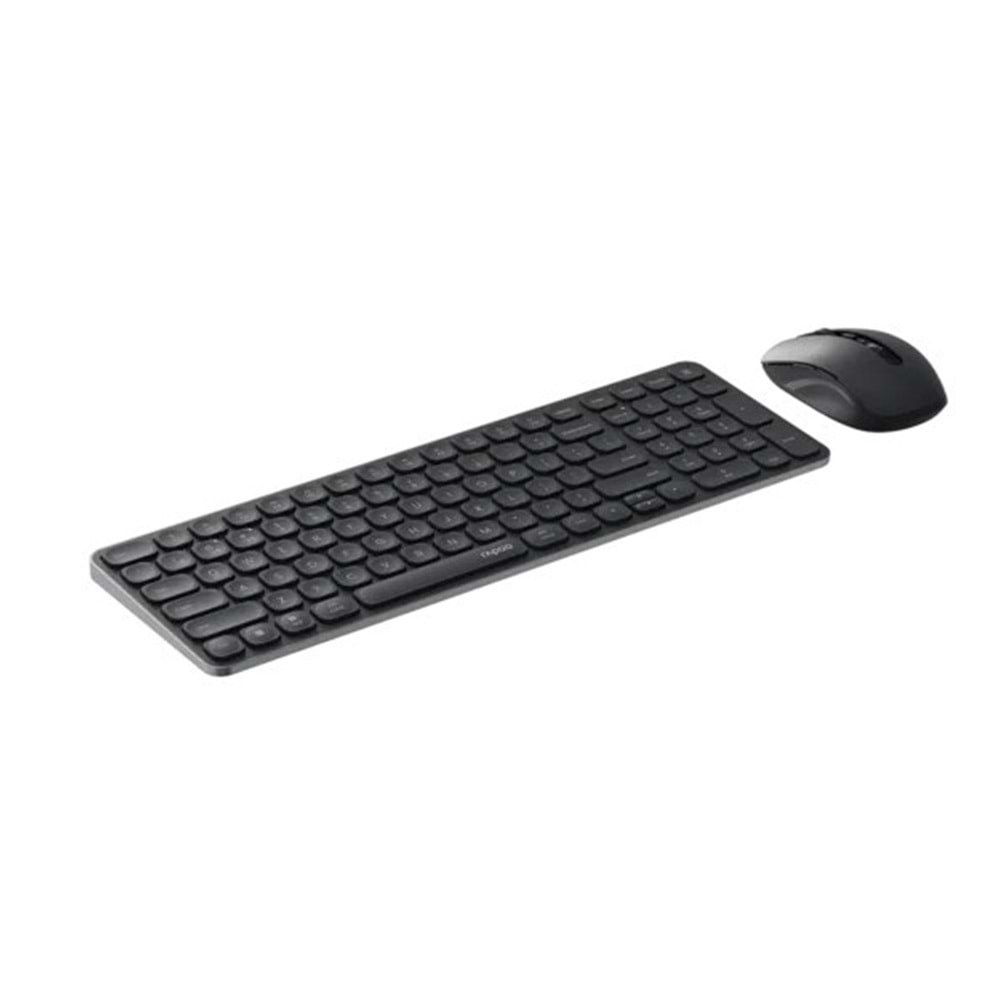 RAPOO 9350S Kablosuz Siyah Klavye - Mouse Set (13389)
