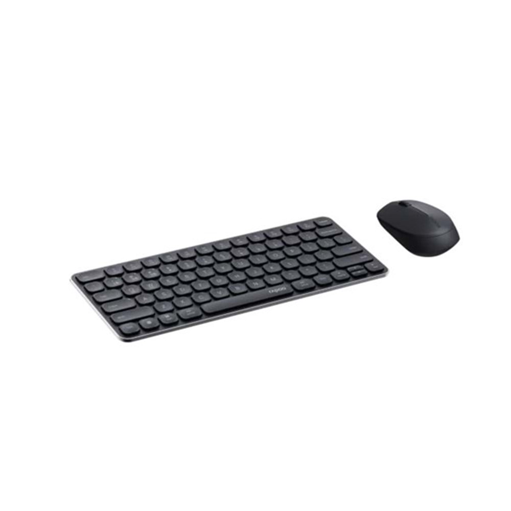RAPOO 9010M Kablosuz Siyah Klavye - Mouse Set (13388)