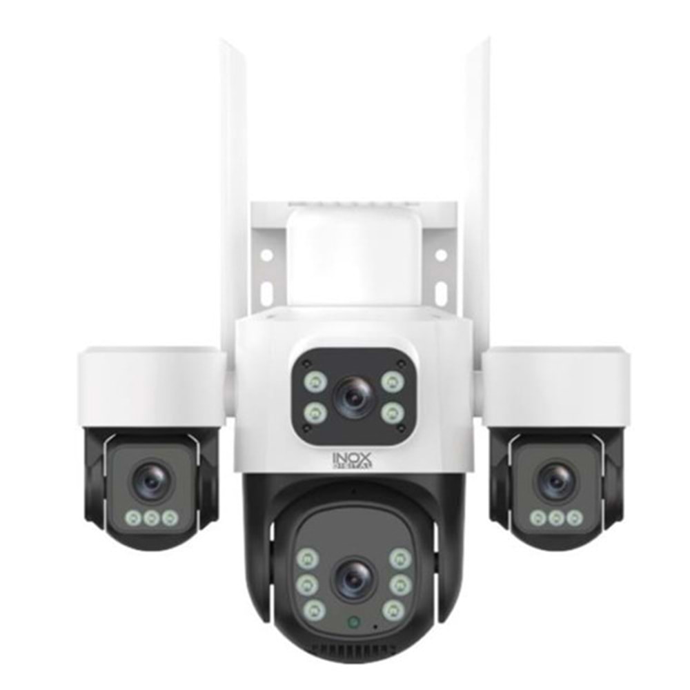 INOX 3+3+3MP PTZ Speed Dome Wıfı Kablosuz IP Kamera INOX-X114 PTZ