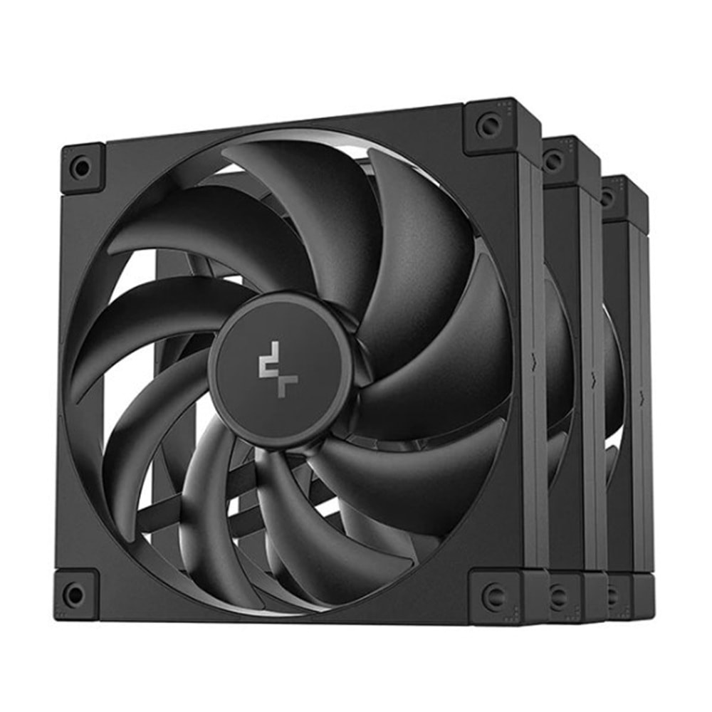 DEEPCOOL FD14-3IN1 120mm Kasa Fanı 3-lü Paket Siyah