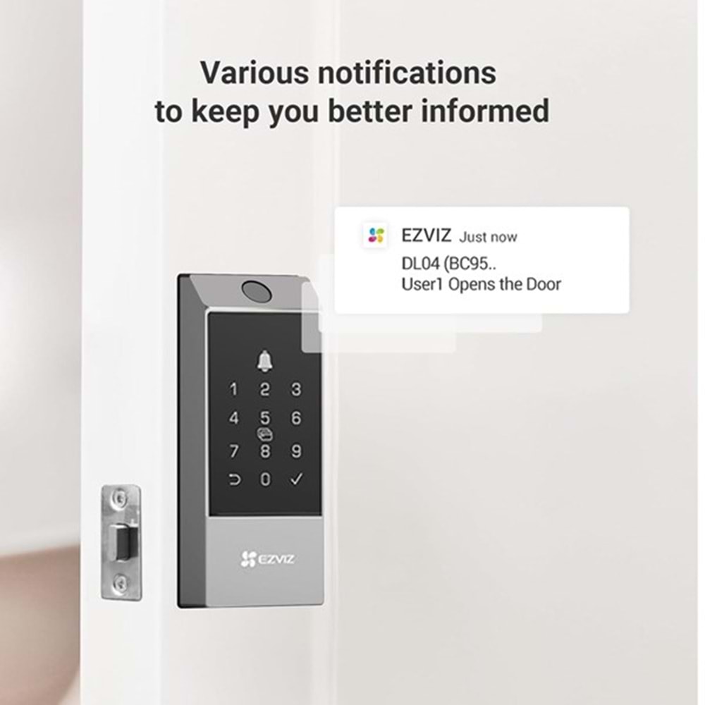 EZVIZ CS-DL04 Akıllı Kilit Çok İşlevli Tuş Takımı