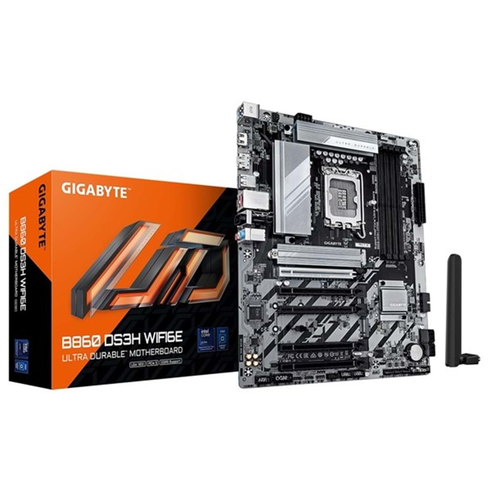 GIGABYTE B860 DS3H DDR5 HDMI TYPE-C DP PCIE 5.0 1851p ATX