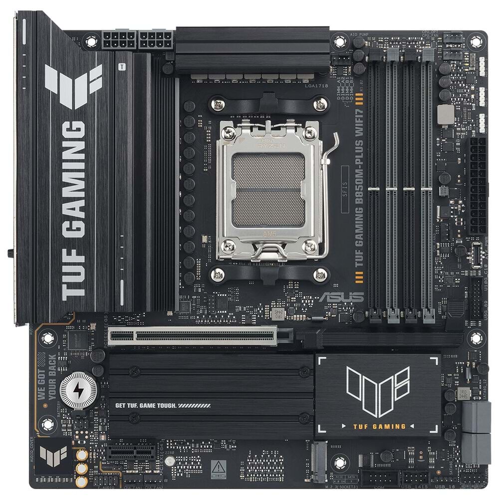 ASUS TUF GAMING B850M-PLUS WIFI7 DDR5 HDMI DP-TYPEC PCIE 5.0 AM5 mATX