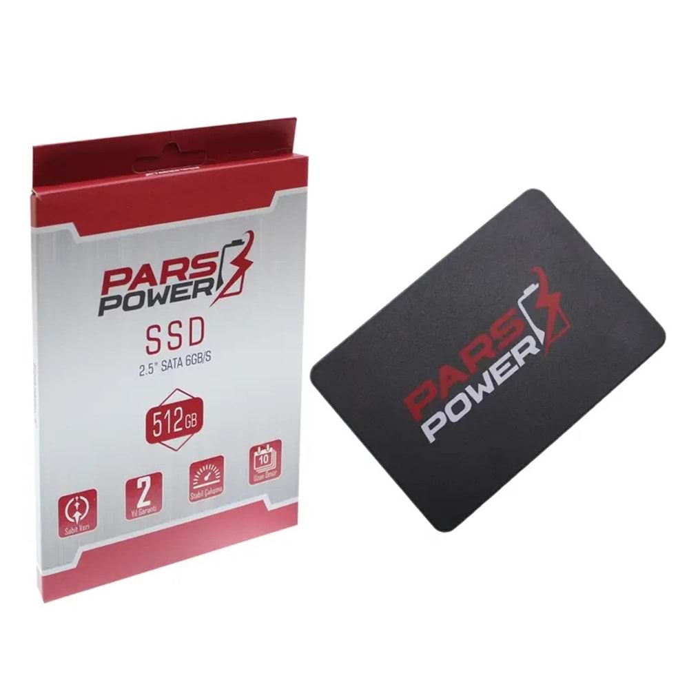 PARS 512GB PP-7 500- 480MB/s SSD SATA-3 Disk