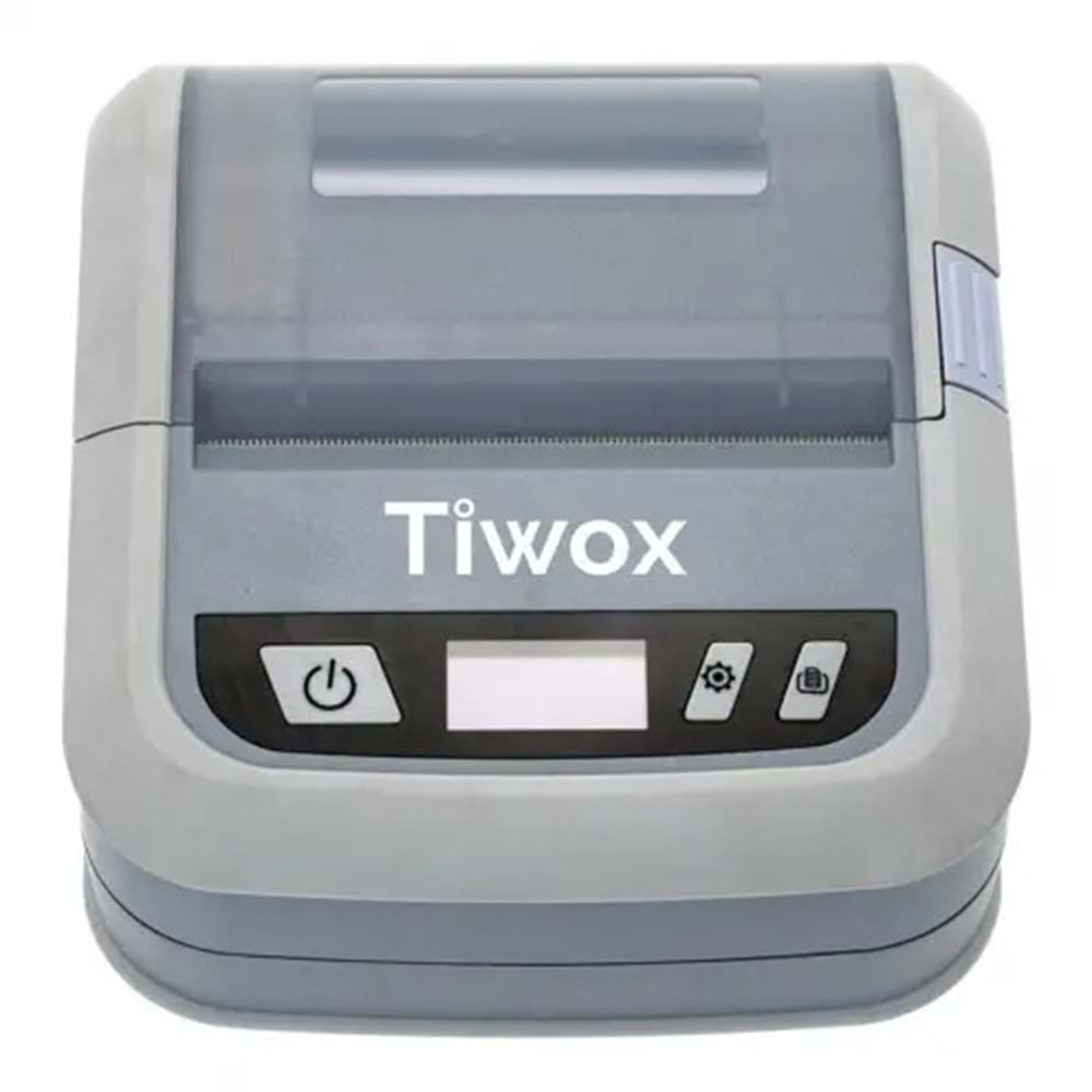 TIWOX 203dpi BT-5050 Direkt Termal USB+Bluetooth Mobil Barkod-Etiket Yazıcı Bluetooth