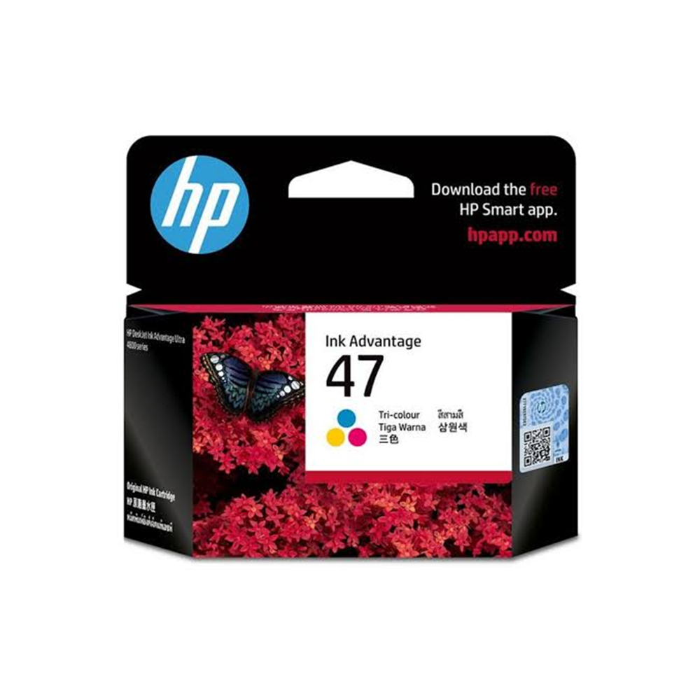 HP 6ZD21A No 47 Siyah Kartuş - Black Original Ultra Ink Advantage - 1300 Sayfa