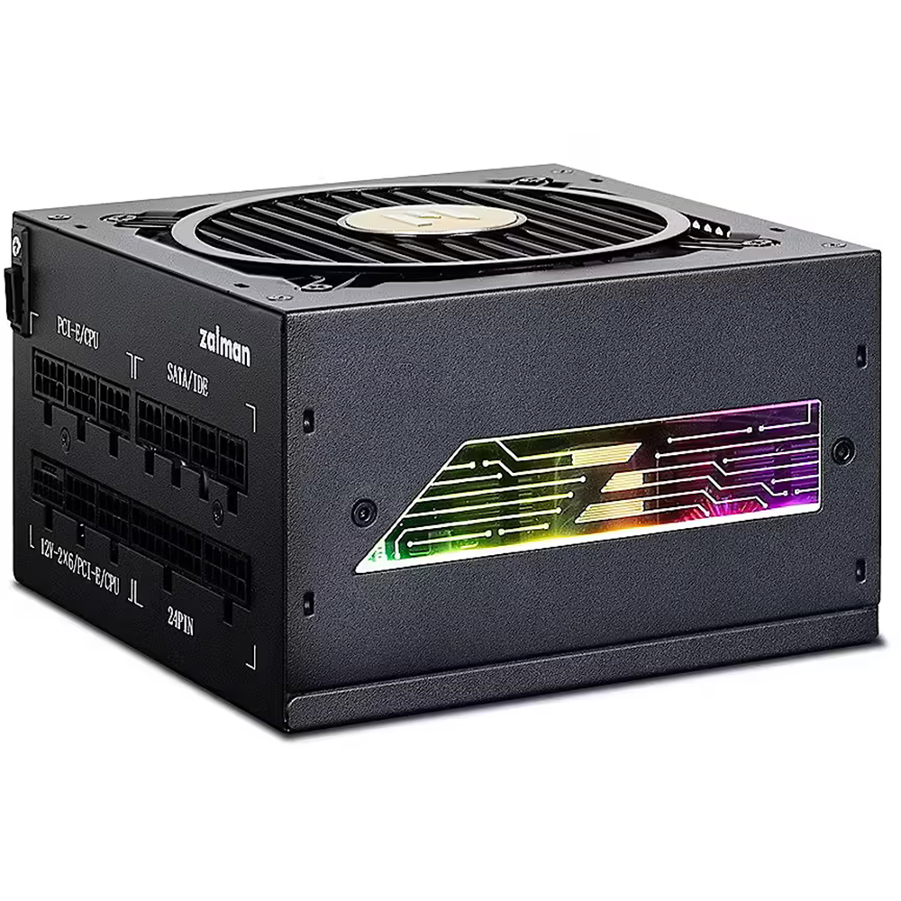 ZALMAN 1200W 80+ GOLD ZM1200-TMX2 VIEW PCIe 5.1 12V-2x6 Tam Modüler ARGB Güç Kaynağı