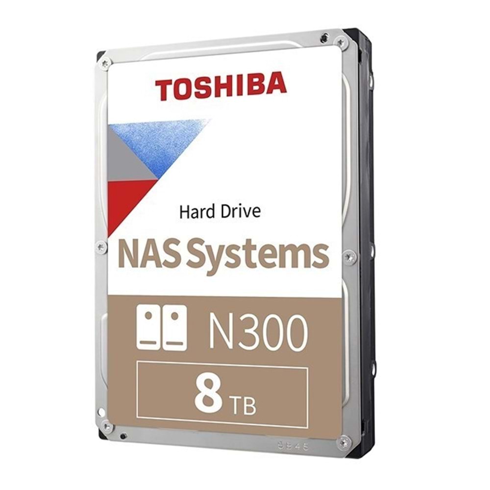 TOSHIBA 8TB N300 MN10ADA800S 7200 RPM 512MB SATA-3 NAS Diski