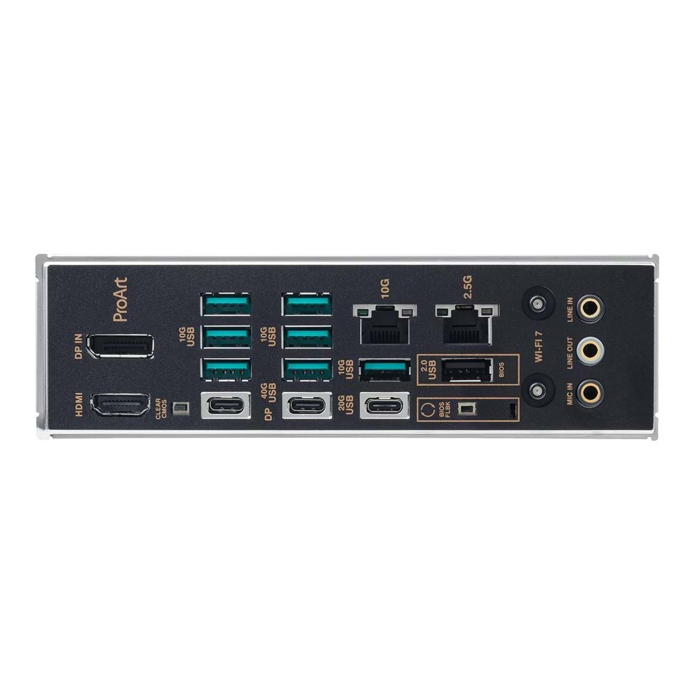 ASUS PROART X870E CREATOR WIFI-7 DDR5 HDMI DP PCIE 5.0 AM5 ATX