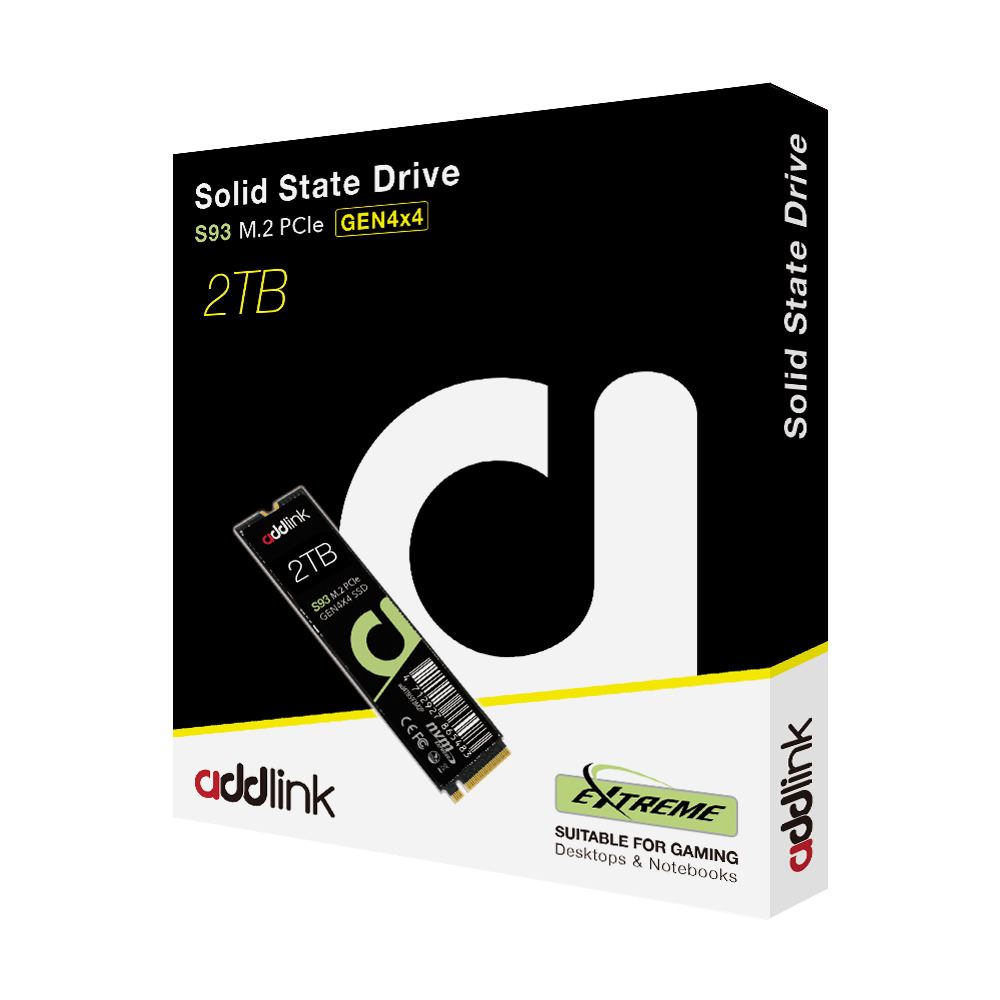 ADDLINK 2TB S93 AD2TBS93M2P 7400-6500MB/s M2 NVME GEN4 Disk